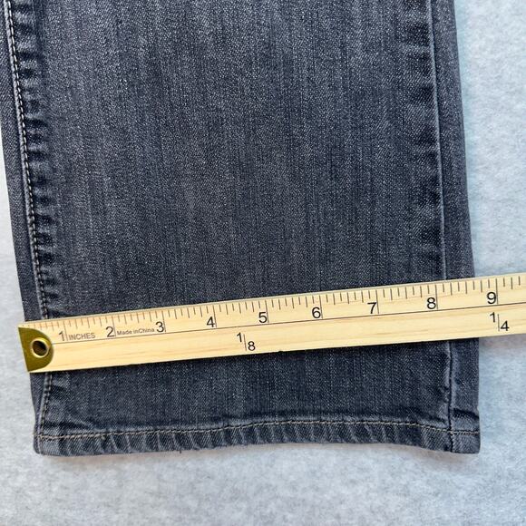 Tommy Hilfiger Freedom Boot Cut Jeans Womens 6R Black Slim Fit Low Rise Y2K Vibe - Picture 8 of 8